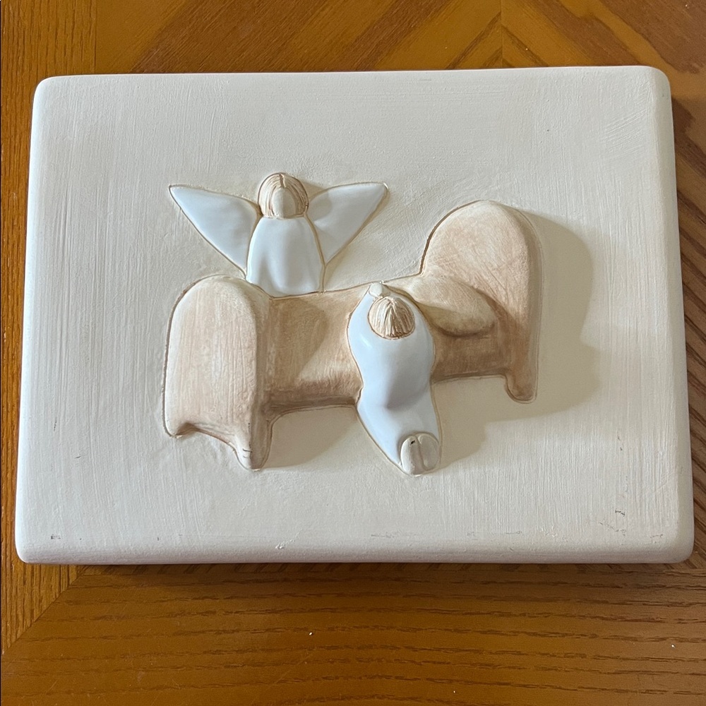 JACK BLACK Navajo bedside prayer child angel SCULPTURE POTTERY 1991 6x8